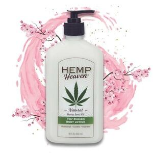 NEW- Hemp Heaven- Natural Pear Blossom Body Lotion -